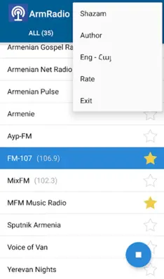 ArmRadio android App screenshot 2